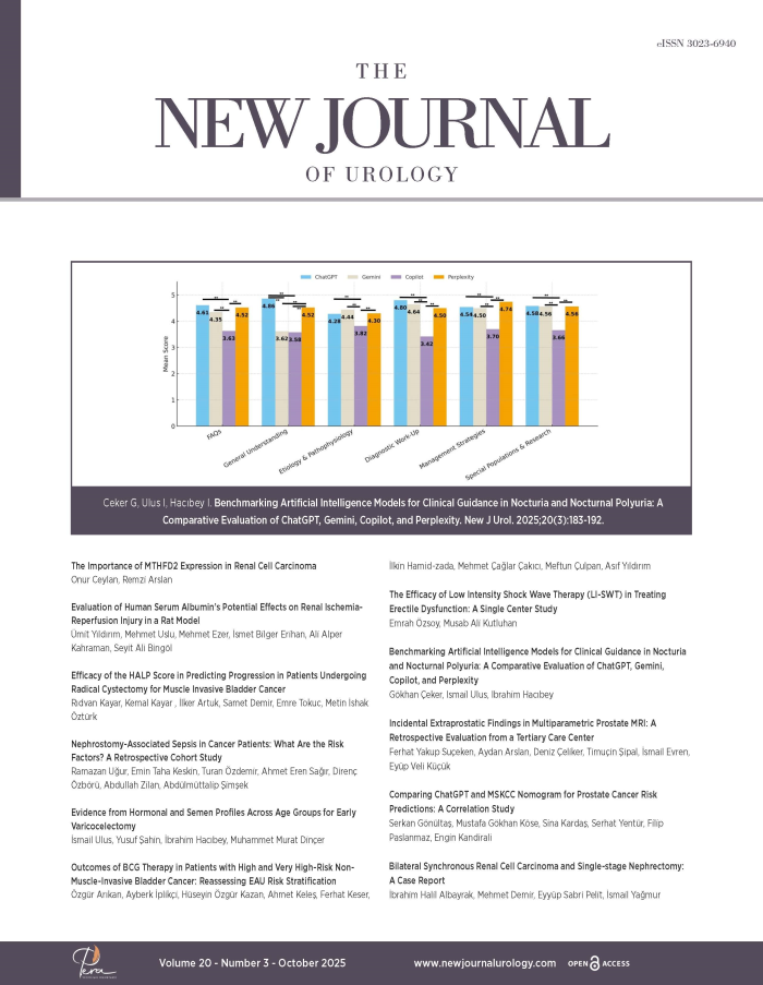 The New Journal of Urology Volume: 20 Issue: 3