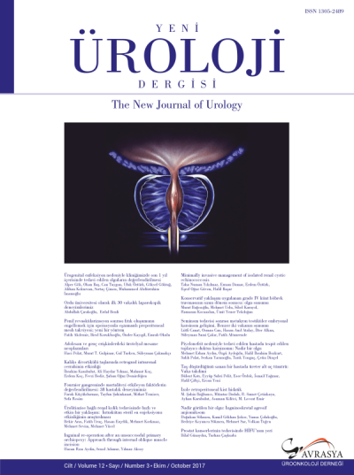 The New Journal of Urology Volume: 12 Issue: 3