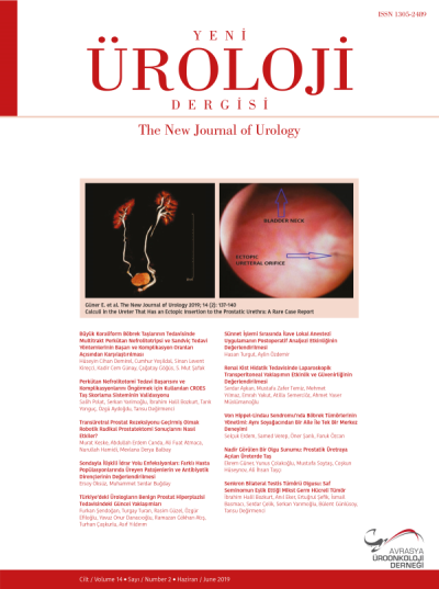 The New Journal of Urology Volume: 14 Issue: 2