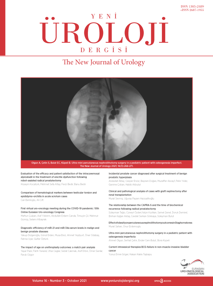 The New Journal of Urology Volume: 16 Issue: 3