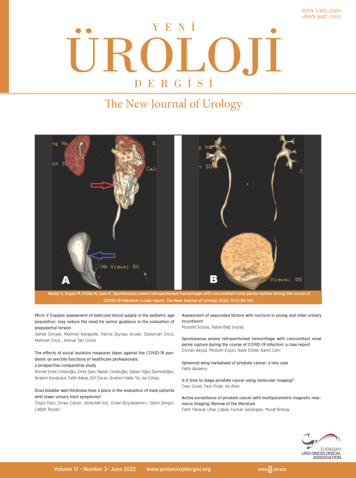 The New Journal of Urology Volume: 17 Issue: 2