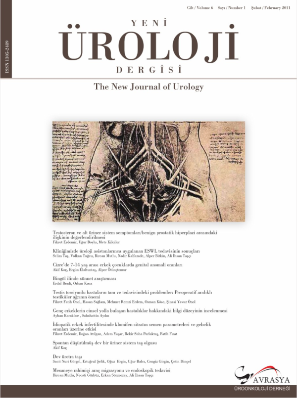 The New Journal of Urology Volume: 6 Issue: 1