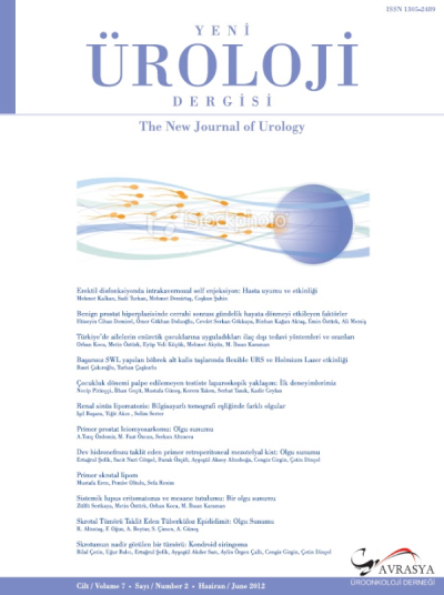 The New Journal of Urology Volume: 7 Issue: 2