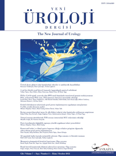 The New Journal of Urology Volume: 7 Issue: 3