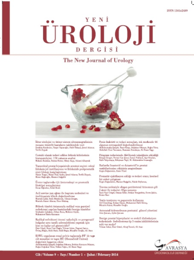 The New Journal of Urology Volume: 9 Issue: 1